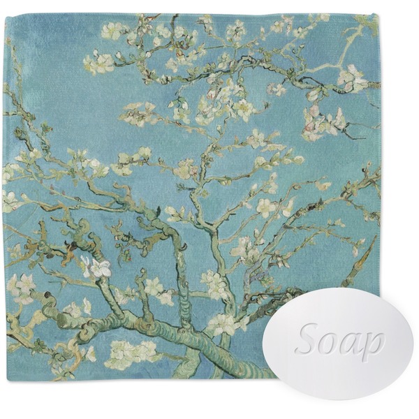 Almond Blossoms (Van Gogh) Wash Cloth with soap