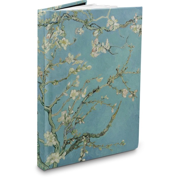 Custom Almond Blossoms (Van Gogh) Hardbound Journal - 7.25" x 10"