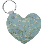 Almond Blossoms (Van Gogh) Heart Plastic Keychain