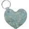 Almond Blossoms (Van Gogh) Heart Plastic Keychain