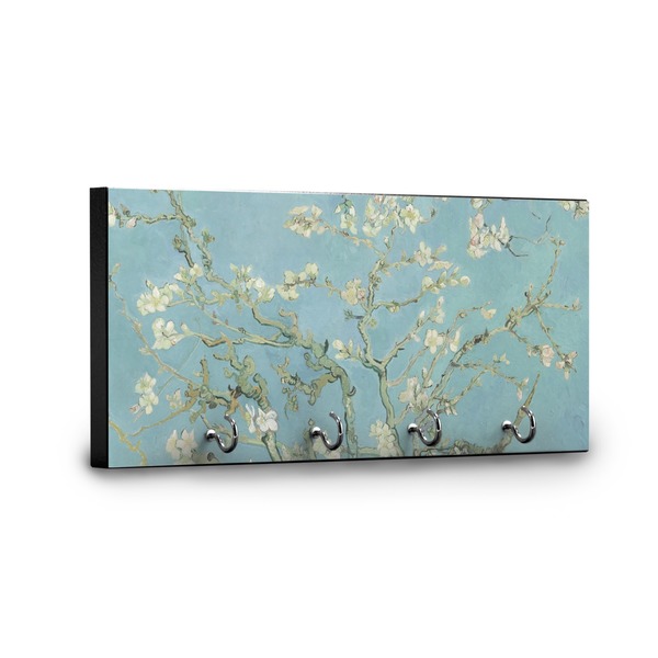 Apple Blossoms (Van Gogh) Key Hanger - Front View with Hooks