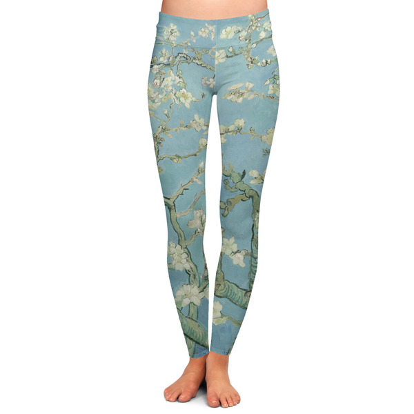 Custom Almond Blossoms (Van Gogh) Ladies Leggings - Medium
