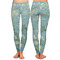 Apple Blossoms (Van Gogh) Ladies Leggings - Front and Back