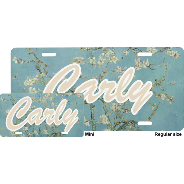 Apple Blossoms (Van Gogh) License Plate (Sizes)
