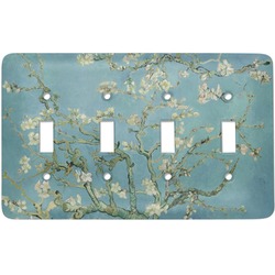 Almond Blossoms (Van Gogh) Light Switch Cover (4 Toggle Plate)