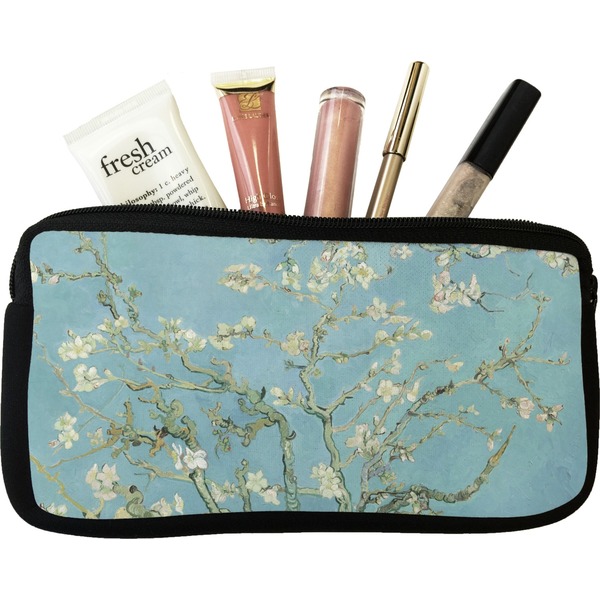 Custom Almond Blossoms (Van Gogh) Makeup / Cosmetic Bag - Small