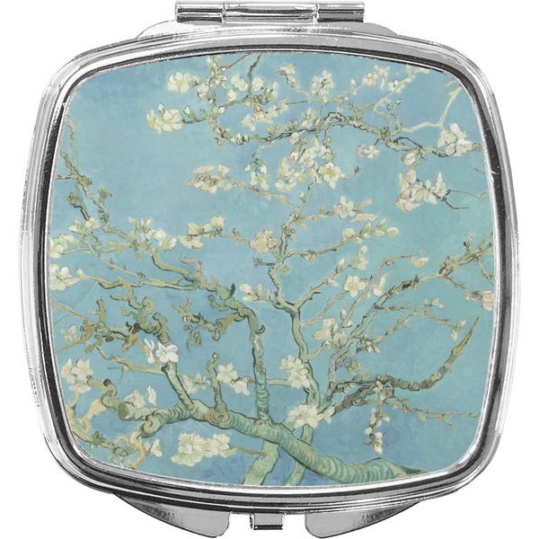 Custom Almond Blossoms (Van Gogh) Compact Makeup Mirror