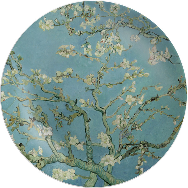 Custom Almond Blossoms (Van Gogh) Melamine Plate