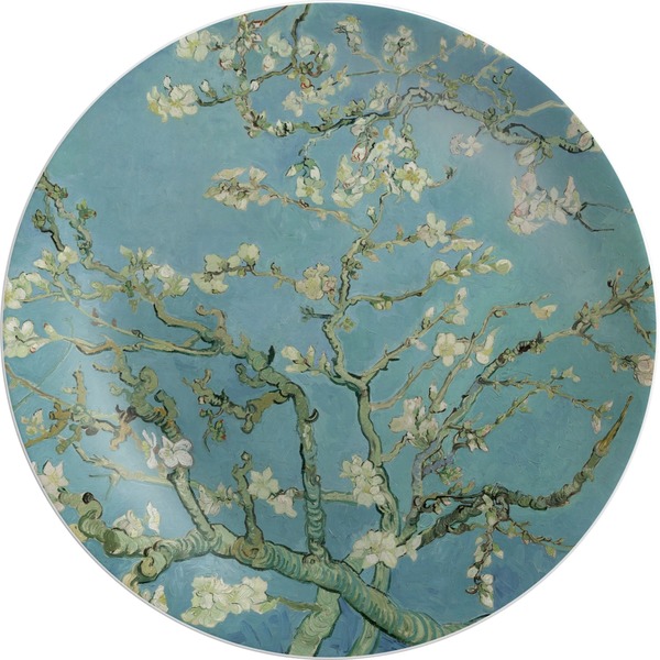 Custom Almond Blossoms (Van Gogh) Melamine Plate - 10"