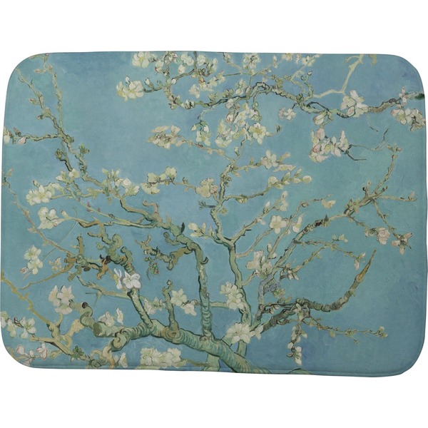 Custom Almond Blossoms (Van Gogh) Memory Foam Bath Mat - 48"x36"