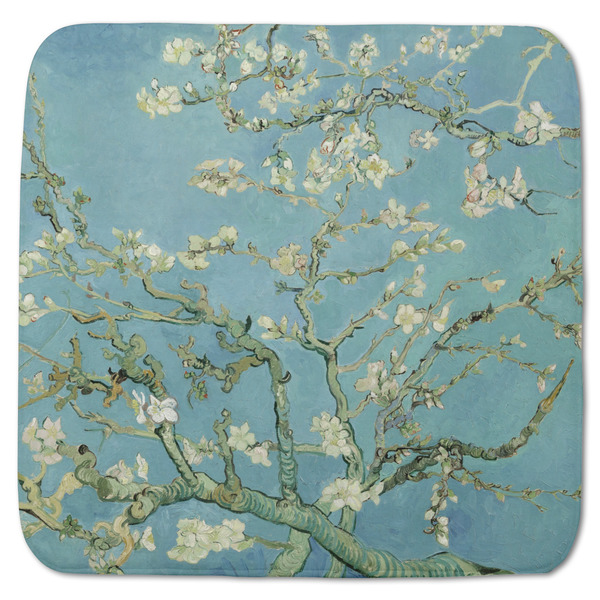 Custom Almond Blossoms (Van Gogh) Memory Foam Bath Mat - 48"x48"