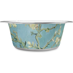 Almond Blossoms (Van Gogh) Stainless Steel Dog Bowl - Large