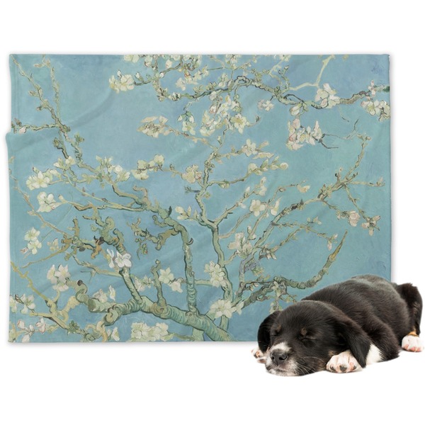 Custom Almond Blossoms (Van Gogh) Dog Blanket