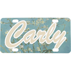 Almond Blossoms (Van Gogh) Mini / Bicycle License Plate (4 Holes)