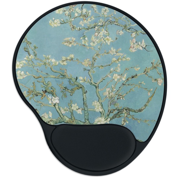 Custom Almond Blossoms (Van Gogh) Mouse Pad with Wrist Support