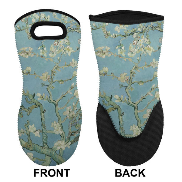 Apple Blossoms (Van Gogh) Neoprene Oven Mitt (Front & Back)