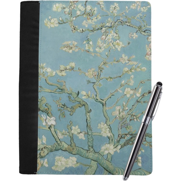 Custom Almond Blossoms (Van Gogh) Notebook Padfolio - Large