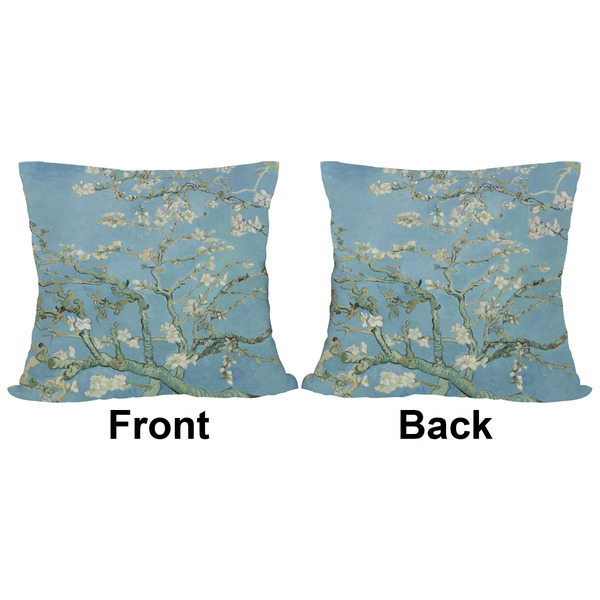 Apple Blossoms (Van Gogh) Outdoor Pillow - 16x16