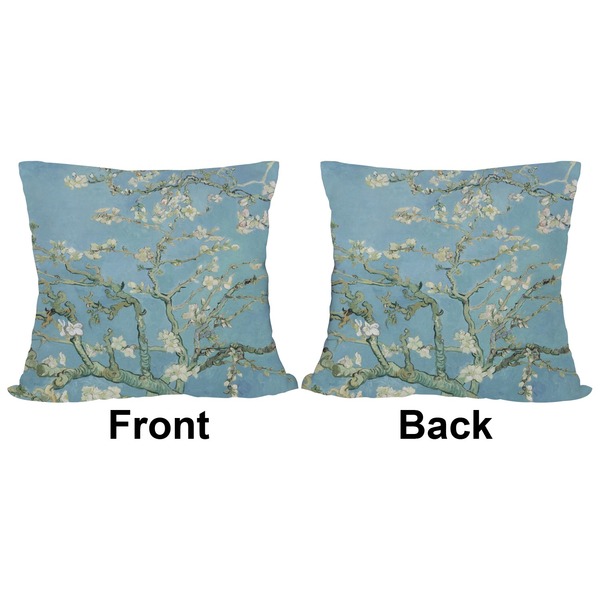 Apple Blossoms (Van Gogh) Outdoor Pillow - 20x20
