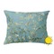 Apple Blossoms (Van Gogh) Outdoor Throw Pillow (Rectangular - 12x16)