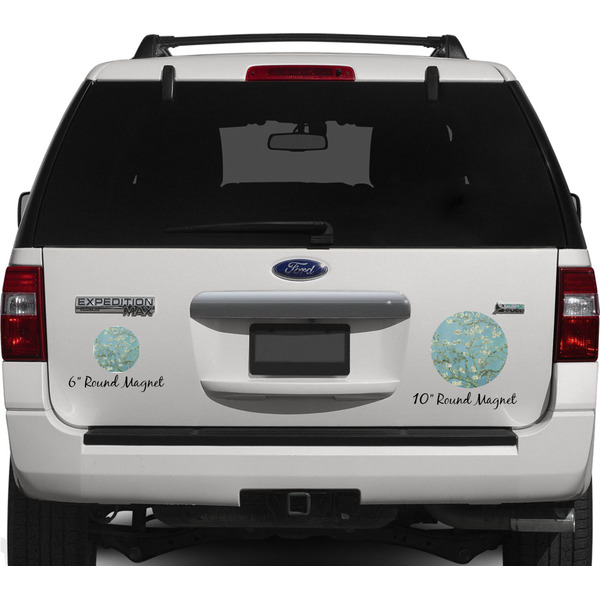 Apple Blossoms (Van Gogh) Personalized Car Magnets on Ford Explorer