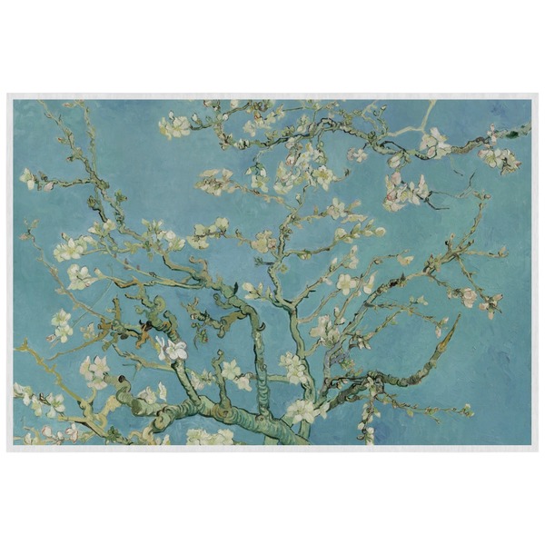 Apple Blossoms (Van Gogh) Personalized Placemat (Back)