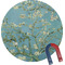 Apple Blossoms (Van Gogh) Personalized Round Fridge Magnet