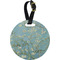 Apple Blossoms (Van Gogh) Personalized Round Luggage Tag