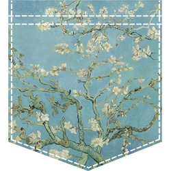 Almond Blossoms (Van Gogh) Iron On Faux Pocket