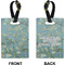Apple Blossoms (Van Gogh) Rectangle Luggage Tag (Front + Back)