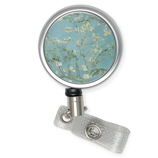 Custom Almond Blossoms (Van Gogh) Retractable Badge Reel
