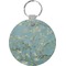 Almond Blossoms (Van Gogh) Round Plastic Keychain