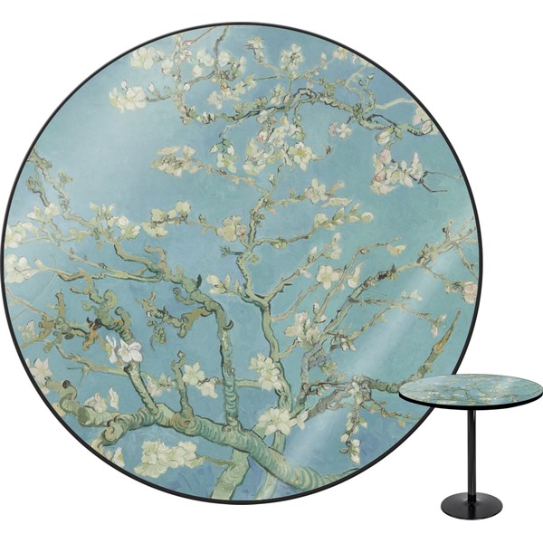 Custom Almond Blossoms (Van Gogh) Round Table