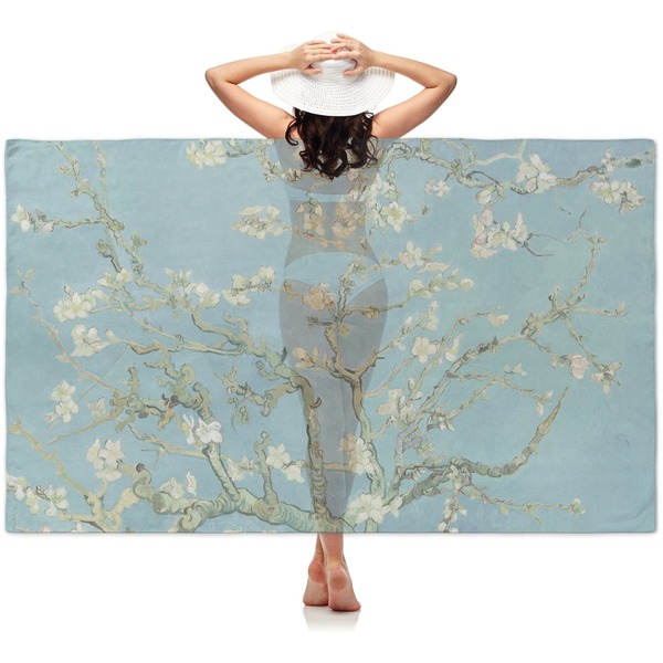 Custom Almond Blossoms (Van Gogh) Sheer Sarong