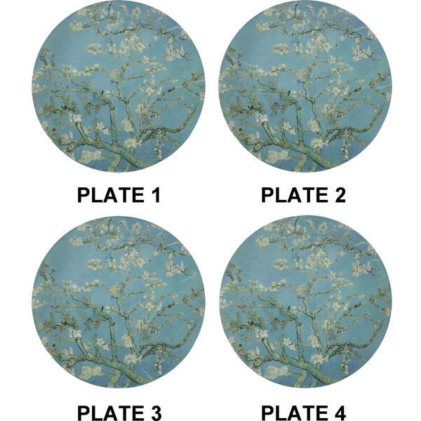 Apple Blossoms (Van Gogh) Set of Appetizer / Dessert Plates (Approval)