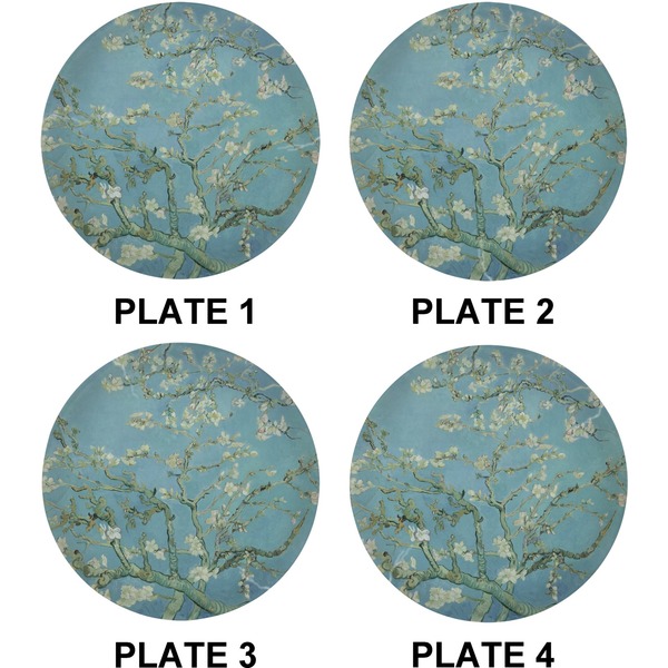 Apple Blossoms (Van Gogh) Set of Lunch / Dinner Plates (Approval)
