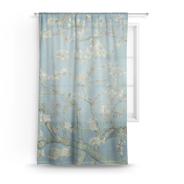 Custom Almond Blossoms (Van Gogh) Sheer Curtain - 50"x84"