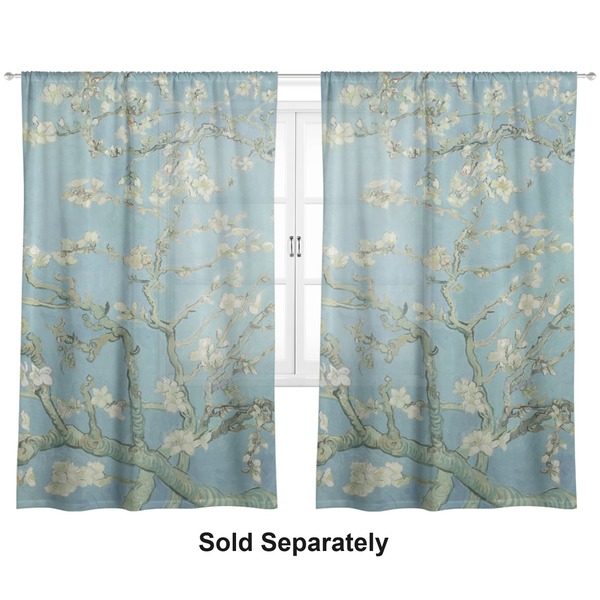 Apple Blossoms (Van Gogh) Sheer Curtains