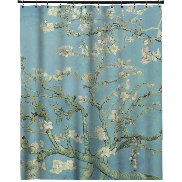 Custom Almond Blossoms (Van Gogh) Extra Long Shower Curtain - 70"x84"