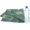 Apple Blossoms (Van Gogh) Sports Towel Folded with Water Bottle