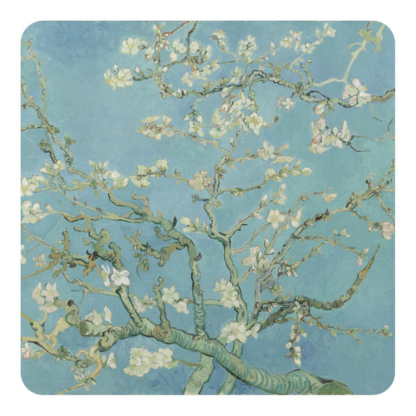 Custom Almond Blossoms (Van Gogh) Square Decal - Small
