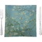 Almond Blossoms (Van Gogh) 9.5" Glass Square Lunch / Dinner Plate- Single or Set of 4