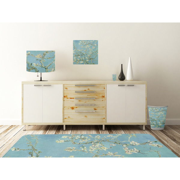 Apple Blossoms (Van Gogh) Square Wall Decal Wooden Desk