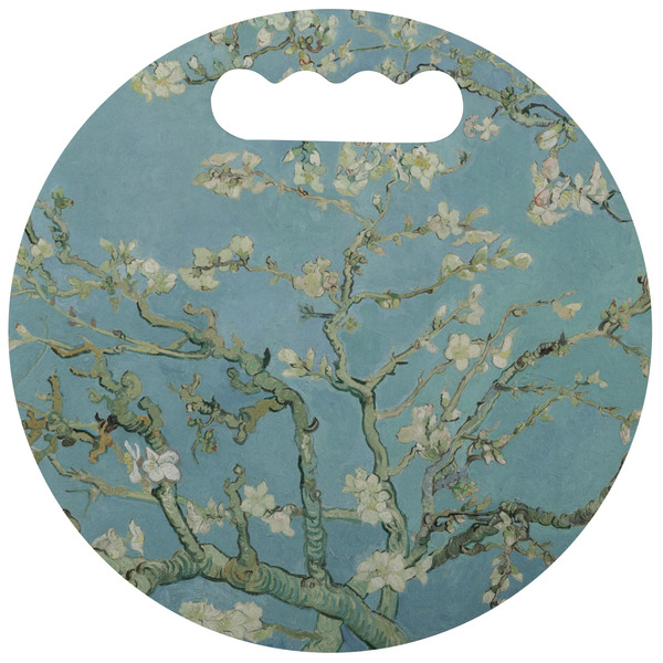Custom Almond Blossoms (Van Gogh) Stadium Cushion (Round)