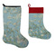 Apple Blossoms (Van Gogh) Stockings - Side by Side compare
