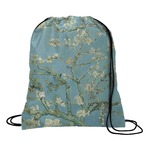 Almond Blossoms (Van Gogh) Drawstring Backpack - Medium