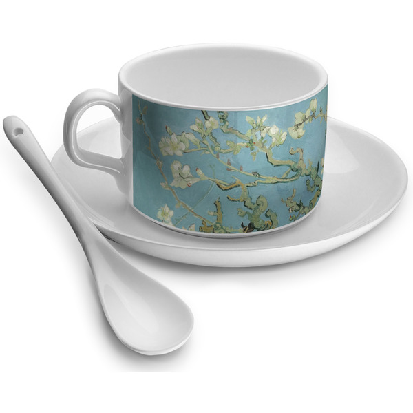 Custom Almond Blossoms (Van Gogh) Tea Cup - Single