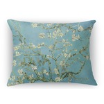 Almond Blossoms (Van Gogh) Rectangular Throw Pillow Case