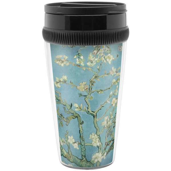 Custom Almond Blossoms (Van Gogh) Acrylic Travel Mug without Handle