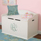Apple Blossoms (Van Gogh) Wall Monogram on Toy Chest